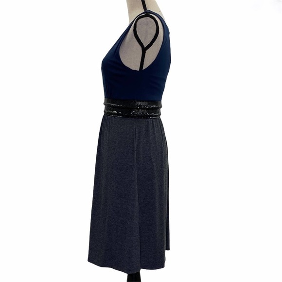 ELLA Moss Alix Chain Sequined V-Neck Mini Dress XS - Picture 5 of 12